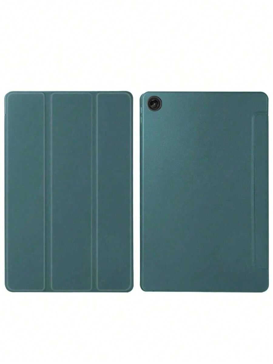 柔软 TPU 折叠平板电脑外壳适用于 Galaxy Tab S9 Fe S8 S7 A9 + A7 Lite S6 Lite 10.4 /Tab M11 P12 12.7 Idea Pad Pro 12.7 英寸防震保护套 - 墨綠色 - 查看 1