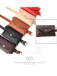 2pcs Women's Belts, Versatile And Women's Belts, Paired With Skirts, Women's Belts, Mini Waist Bags, Summer And Autumn Waist Accessories, Ideal Halloween, Christmas Gifts, Fashionable Mobile Phone Bags For Outings, Wallets