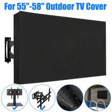 55-58 Inch Outdoor TV Cover Fitted Waterproof Weatherproof Television Protector - 1 - View 2
