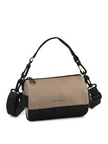 1 件时尚休闲男士斜挎包-韩版单肩包-多隔层大容量背包-手提包 - 彩色 - 查看 16