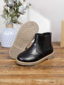 Klassische bequeme flache Stiefel für Kinder, vielseitiger britischer Stil, Herbst/Winter