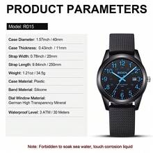 BIDEN Women's Watch, Analog Quartz Sport Unisex Watch, 30M Water Resistant, Nurse/Doctor/Medical Professional Time Watch, Luminous Seconds Hand, Easy-To-Read Dial, Ladies Watch - Black - View 9