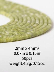 2*4mm/50 piezas Cuentas tubulares de colores múltiples - Cuentas espaciadoras hechas a mano para la fabricación de joyas - Para hacer pulseras, collares y aretes DIY - Regalo bohemio chic inolvidable