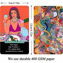 Tzxamsez 58 Nature-Infused Oracle Cards For Modern Life|Beginner-Friendly Healing & Inspiration Deck - nữ thần - Xem 3