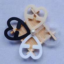 4pcs Heart-Shaped Korean Invisible Bra Hook For Crossed Shoulder Strap And Anti-Slip Strapless Bra Buckle, Brest Buckle & Underwear Fastener Invisible Snaps Valentine's Day Valentines School - Multicolor - View 2