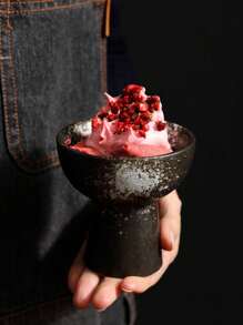 1 件陶瓷高碗/冰淇淋杯/甜點杯/奶昔杯/刨冰杯創意設計 - 彩色 - 查看 20