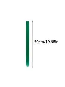 2 Stücke bunte Weihnachts-Haarclips aus synthetischen Fasern mit Glitzer, Weihnachts-Haarextensions in Rot & Grün, Haarschmuck für Mädchen geeignet für Weihnachtspartys & Neujahrsgeschenke