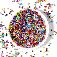 3000pcs/Box Dopamine Color Macaroon Beads Jewelry Making Kit - 3000PCS3MM Green Set - View 5