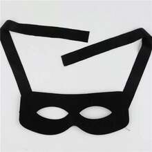 20pcs Zorro Eye Mask, Felt Half Face Mask For Halloween, Christmas, Costume Party, Masquerade Ball, Performance, Stage, Movie Props