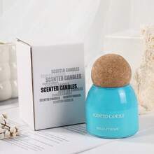 1pc/2pcs 5.5oz Black Soy Wax Candle Jar With Bow Ribbon Gift Box, English Pear & Freesia Scented Candle, 1pc White/Orange/Pink/Black/Purple Wooden Wick Glass Jar Candle, Long Burning Time, No Candle Holder Needed, Suitable For Home Decor, Holiday Decoration, Birthday, Bedroom, Wedding, Dining Table, Best Friend Gift, Women Gift, Winter Gift, Christmas Decoration