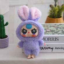 Muñeca de peluche de conejo de dibujos animados 3D, colgante de muñeca de dopamina, regalo de cumpleaños - Multicolor - Ver 7