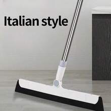 精心制作的黑色扫帚套装、家用扫帚、浴室地板橡胶扫帚、浴室扫帚、窗户刮水器