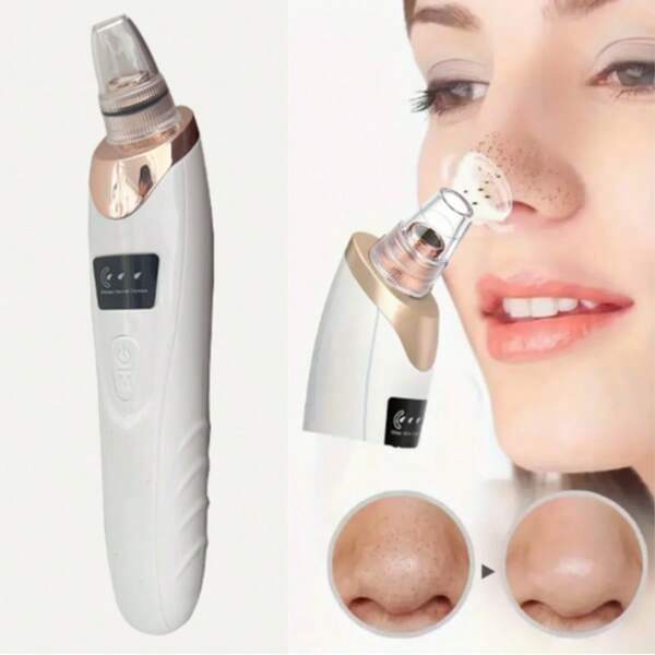 Blackhead Removal Pore Vacuum - 3 Suction - USB Rechargeable Facial Pore Cleansing Kit For Adult Acne Extraction Tool - Multifunctional Cleaner