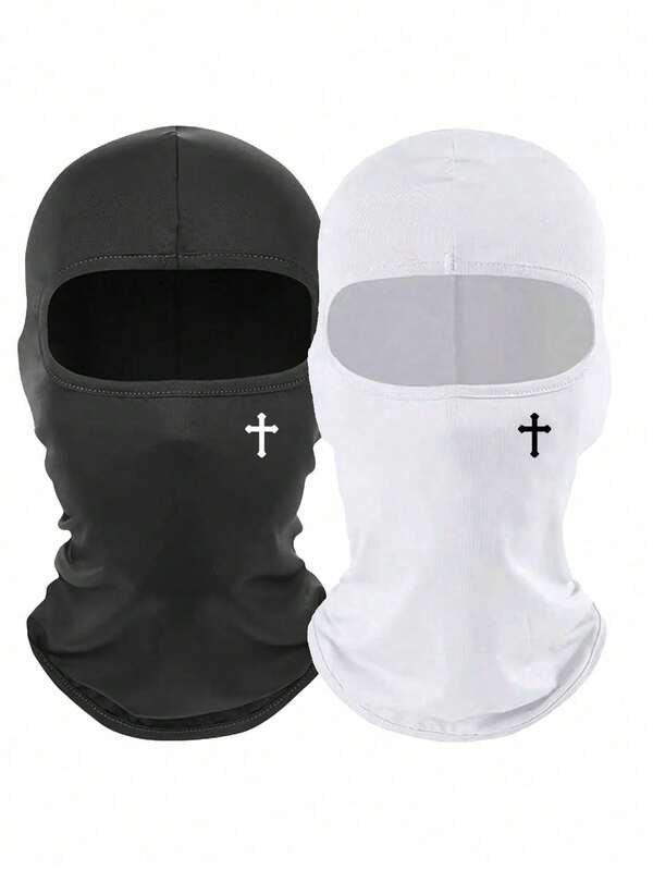 2 Stücke Unisex Sturmhaube Skimaske, windundurchlässige Gesichtsabdeckung für Radfahren, Skifahren, Outdoor-Aktivitäten, täglichen Gebrauch