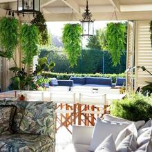 4PC Fake Ivy Leaves Decoration For Indoors & Outdoors, Faux Foliage Greenery Decor For Living Room, Kitchen, Balcony, Garden, Bedroom, Farmhouse Aesthetic - 綠色 - 查看 5