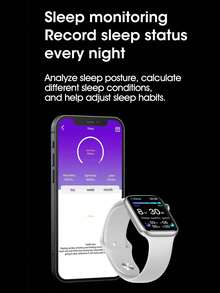 Microwear Ceasuri inteligente, ceas sport inteligent pentru femei cu ecran tactil de înaltă definiție, moduri sportive multiple, memento-uri, muzică, afișaj meteo, urmărire activitate, contor de pași și calorii, contor de pași, compatibil cu iPhone și Android