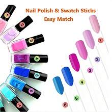 1-200 Etichette adesive numeriche per smalto per unghie, gel colorato, vernice, strumento per manicure, classificazione per ufficio