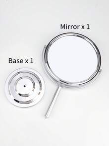 RANCAI 3/4/5/6/7/8 Inch Classic Round Desktop Makeup Mirror With Magnification, Large Double-Sided 360° Swivel Free Standing Vanity Mirror, 1X/2X Magnifying Mirror With Stand For Dressing, Bathroom, Bedroom, No Light,Cheap,Stocking Stuffers,Makeup,Makeup Tools,Cheap Stuff,Gifts,Gifts For Women,Christmas Gifts - Multicolor - View 12