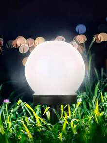 3/6pcs Pcs Solar Globe Garden Light, 3 LED Outdoor Ball Garden Lights, IP44  Suitable For Gardens, Lawns, Pathways, Walkways Outdoor Decoration Solar Ball Lights Street Lights Floor Lights Decoration For Holiday Parties (White Light) - 白光 - 查看 3