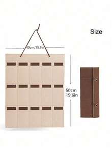 1pc/2pcs Sunglasses Storage Organizer Behind The Door, Wall Mounted Felt Glasses Storage Bag, Hanging Closet Eyeglasses Storage Holder, Eyewear Display Rack(Two Colors To Choose From)