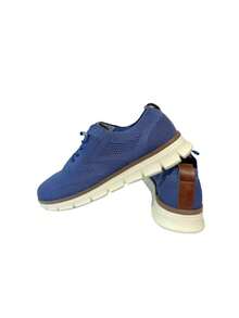 Men's Ultra-Light Plus Size Fashionable Versatile Geometric Pattern Solid Color Casual Sneakers, Suitable For Casual, Formal, And School Wear, All Seasons