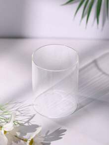 1 Peça/1 Conjunto Suporte de Vela de Vidro, Suporte de Vela Transparente, Castiçal Decorativo, Castiçal de Cristal com Base Redonda, para Suprimentos Casuais Diários de Festa, Velas Brancas, Simples, Elegante, Atmosférico, Velas Românticas para Casamento e Mesa, Pode ser Usado em Festa de Aniversário, Cafeteria, Sala de Estar, Sala de Jantar, Quarto, Banheiro, Escritório