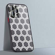 Black Carbon Fiber Design Protective Case For Apple 16, 15, 14, 13, 12, 11, 8,, XR, XS, Pro,, And Plus, With Latex Transparent Matte Surface And Soft TPU Material. - 混合顏色 1 - 查看 4