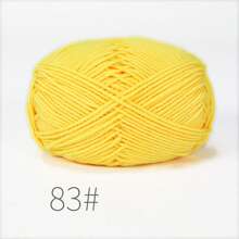 1/3 件 4 股腈纶蓬松纱线，50 克/条，混色钩针纱线，钩针，牛奶状纱线，DIY 手工，钩针纱线，玩偶纱线，创意钩针服装，帽子，围巾，毛毯 - 彩色 - 查看 43