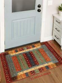 1 قطعة سجادة/بساط أرضي مخملي ذو نمط بوهيمي ملون ومرصع بالكريستال، مناسب لغرفة المعيشة والنوم وطاولة القهوة وديكور المنزل، قابل للغسيل، متوفر بأحجام وتصاميم متعددة للمدخل وغرفة المعيشة والمطبخ وغرفة النوم وغرفة الأطفال، إصدار محدود للأعياد