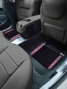 4PCS/2PCS Bling Diamond Car Floor Mats – Sparkling Crystal Rhinestone Design With Glitter Finish | Anti-Slip PVC Heel Pad, Waterproof & All-Weather Protection | Universal Fit For Front & Rear Rows, Compatible With Cars, SUVs, Trucks | Full Set Carpets For Interior Protection, Stylish Car Interior Accessory - 款式A - 查看 4
