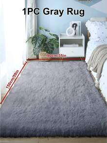 1pc Rug, Area Rug, Living Room Rug, Bedroom Rug, Room Decor, Solid Color Soft Modern Indoor Large Shaggy Rug For Bedroom Living Room Dorm Room, Fall Decor, New Year Winter Warm Decor, Halloween Gifts, Bedroom Decor, Christmas Decoration, Home Decorative Non-Slip Plush Fluffy Area Rugs Girl Pink Comfy Floor Carpet - 彩色 - 查看 41