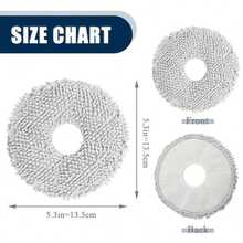 Toallitas para Dreame L40 Ultra, Accesorios para aspiradora robot Dreame L10s L50 Pro Ultra, X40 X50 L20 L10 X30 Ultra, L10 Prime, L10s Ultra Gen2, L10s Pro Gen 2, X40 Master Piezas de repuesto