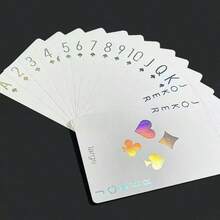 Cartas de juego holográficas de alta calidad, adecuadas para fiestas, reuniones y juegos de grupo