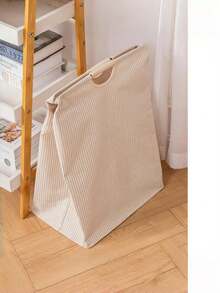 1pc Large Household Laundry Basket Dirty Clothes Basket, Clothes Storage Basket, Bathroom Storage Basket Laundry Bag, Wardrobe Storage And Storage, Simple Care, Waterproof, Foldable Dirty Clothes Basket, Storage Organizer Can Store Clothes Towels Toys, Suitable For Bathroom, Living Room, Bedroom