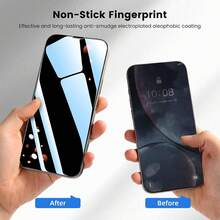ZYONS Bộ 2 miếng dán màn hình bảo mật 360° tương thích với iPhone, chống nhìn trộm 4 mặt, dễ dàng lắp đặt, vừa khít, không bọt khí hay viền, màn hình phía trước siêu rõ nét, bảo vệ riêng tư 4 mặt, cảm ứng mượt mà, chống trầy xước/bụi/nước/vân tay, tương thích với iPhone 17 Pro Max, 17 Pro, 17 Air, 17, 16, 16 Plus, 16 Pro, 16 Pro Max, 15, 14, 13, Mini, 12, 11, XS Max, XR - 2 cái - Xem 7