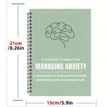 Therapist's Anxiety Planner: Overcoming Anxiety & Finding Calm In Everyday Life - Mindfulness Relax Workbook With Coping Skills, Mental Health Self-Help Guide For Adults