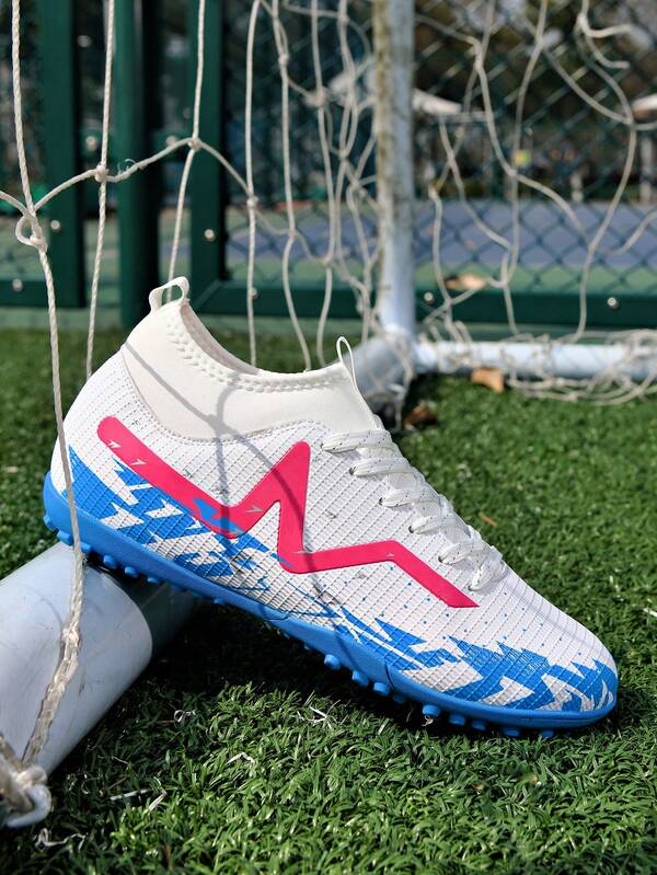 1 Paio di Scarpe da Calcio da Esterno, Scarpe con Tacchetti TF Unisex per Studenti e Adulti, Adatte per Erba Artificiale, Erba Naturale, AG, FG, Antiscivolo e Durevoli, Scarpe da Calcio in Pelle Alta per Adolescenti, Mondiali, Scarpe Sportive Competitive da Uomo, Diretta dalla Fabbrica, Scarpe da Calcio/Rugby/Baseball ad Alto Rapporto Qualità-Prezzo