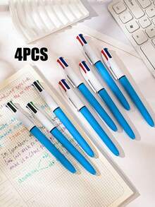 Bộ 4/8/12/24 bút bi nhiều màu, ngòi 1.0mm, bút màu 4 trong 1, bút y tá dễ thương có thể thu vào, 4 bút màu trong 1, thích hợp cho trường học, học sinh, ghi chú y tá, bảng trắng, đồ dùng văn phòng, trở lại trường học - Nhiều màu - Xem 10