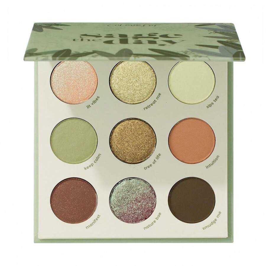Colourpop Going Coconuts Eyeshadow Palette - Cool-Toned Neutral Eyeshadow Palette With Ultra-Velvety And Silky Finishes - High-Pigment Eye Makeup With A Long-Wearing Formula (0.3 Oz)