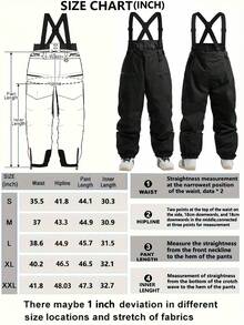 Pantalones de peto para esquiar para hombres, pantalones de peto aislados y impermeables para nieve, pantalones transpirables para exteriores, ropa de invierno para hombres, pantalones de nieve, pantalones de chándal, ropa de primavera, mono de esquí