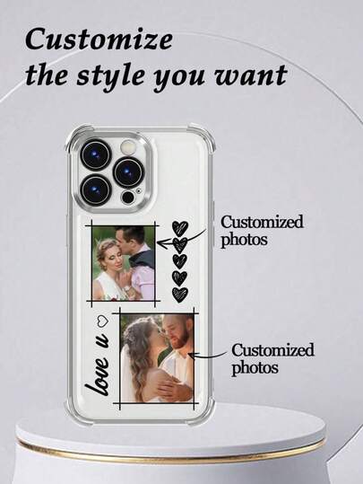 Customized Photo Phone Case - Your Exclusive Photo Phone Case Is Right Here! High-Definition Printing Technology Vividly Captures Every Warm Moment. It Combines Anti-Drop Protection, Practical Functions, And Fashionable Appearance, Easily Carrying Precious Memories And Showcasing Your Personal Style. Let Your Story Be With You - This Versatile Design Easily Creates Your Daily Fashionable Look!