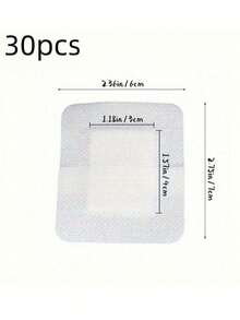 100/50/30pcs Wound Dressing Bandages/Wound Dressing/Breathable Gauze Pads, Latex Bandages/First Aid Kit Self-Adhesive Wound Dressings - White - View 13