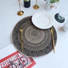 2 Stücke/4 Stücke/6 Stücke/8 Stücke schwarze runde Juteuntersetzer Set, geeignet für Küche, Hochzeit, Heimdekoration, Weihnachtsparty, Tischdekor, quastenarunde Haushaltstextil-Untersetzer, hitzebeständig, Restaurant-Eröffnungsgeschenk, 12 Stücke Leinen-Untersetzer 38 cm Tischsets, gewebte Untersetzer für Esszimmer, Küche, Feiertagsparty und Café-Dekoration, rutschfest