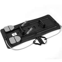 Tabla deslizante plegable multifuncional de Pilates, set de moldeado de Pilates 5 en 1, placa deslizante, máquina deslizante, rodillo para músculos abdominales, para ejercicios de core, fitness, uso doméstico, gimnasio, yoga