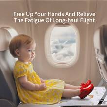 1pc Portable Airplane Seat Extender For Kids, Travel Footrest Hammock Bed, Child Airplane Travel Essentials, Lightweight Travel Hammock Bed For Easy Carry-On