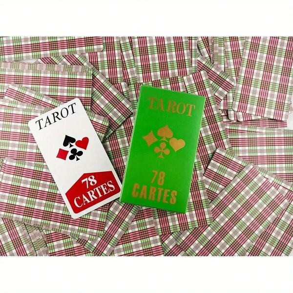 78pcs French Tarot Cards, Adult Outdoor Party Supplies, Ideal For Halloween, Christmas Gifts