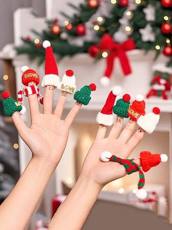 1/10 buc drăguț mini pălărie roșie de lână, agrafă de păr, accesoriu de păr, pălărie cu sticlă de vin, decorațiune de costum de Crăciun, pălărie mică de Crăciun, eșarfă mică, decorațiune mică, Crăciun, decorațiune, decorațiune de sărbători, cadouri personalizate, decorațiune de Crăciun, cadou de Crăciun, decorațiuni pentru bradul de Crăciun