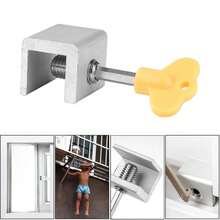 1-2PCS Adjustable Window Lock Stopper Safety Locks Restrictor For Baby Kids Non Punch Sliding Door Window Limit Lock Hardware - Multicolor - View 7