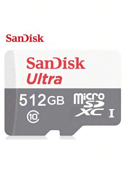 Cartão de memória Sandisk 512G Ultra Classe 10 com Adaptador MicroSD