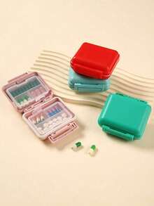 Hộp đựng thuốc mini 6 ngăn di động, Hộp đựng thuốc nhỏ 6 ngăn, Hộp đựng thuốc nhỏ màu hồng có chữ 'medicine', Hộp đựng 6 ngày một tuần, Hộp đựng thuốc du lịch ban đầu, Hộp đựng thuốc di động 6 ngăn, Hộp đựng thuốc hàng ngày để đựng vitamin, Hộp đựng thuốc nhỏ để bỏ túi, Hộp đựng thuốc có chữ cái ID, Hoa tai, Nhẫn, Hộp đựng đồ trang sức, Vật dụng thiết yếu cho gia đình, Vật dụng thiết yếu cho du lịch - Hồng - Xem 5